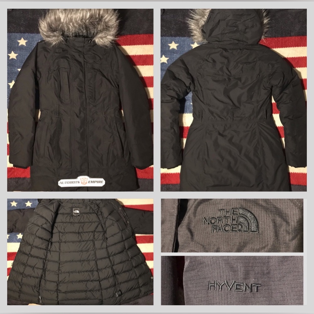 NWOT Vintage THE NORTH FACE HYVENT PARKA SKI DOWN Womens Jacket XS Steep Tech Rl